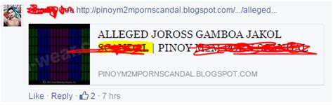 Joross Gamboa alleged private video leaked online .